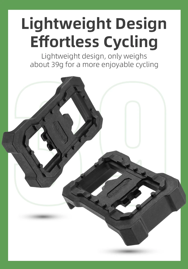 ROCKBROS SM-PD22 Flat Pedal Pedals Adapter Bike Pedals SPD Cleat For M8000 M9000 M520 M540 MTB Mountain Bicycle Pedal Part