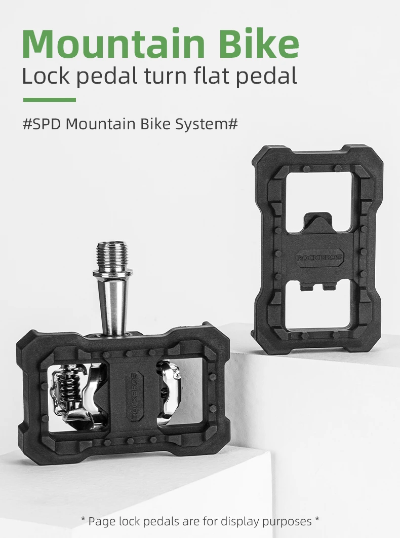 ROCKBROS SM-PD22 Flat Pedal Pedals Adapter Bike Pedals SPD Cleat For M8000 M9000 M520 M540 MTB Mountain Bicycle Pedal Part