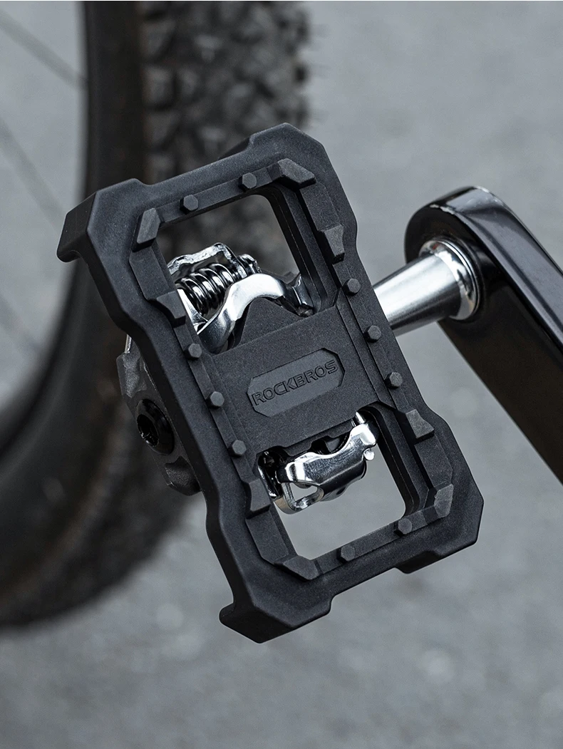 ROCKBROS SM-PD22 Flat Pedal Pedals Adapter Bike Pedals SPD Cleat For M8000 M9000 M520 M540 MTB Mountain Bicycle Pedal Part