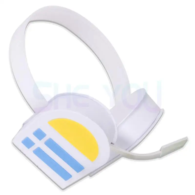 Rin Len Headset Headphone Cosplay Prop Costume Accessory Headwear Headband Hairbands with Hairpins