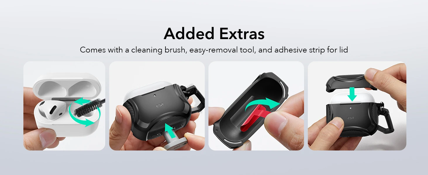 ESR for AirPods 5/4 Case (HaloLock) MagSafe Earphone Cover for Airpods Pro 3/Airpods Pro Case 2nd/1st Gen (2023/2022/2019)