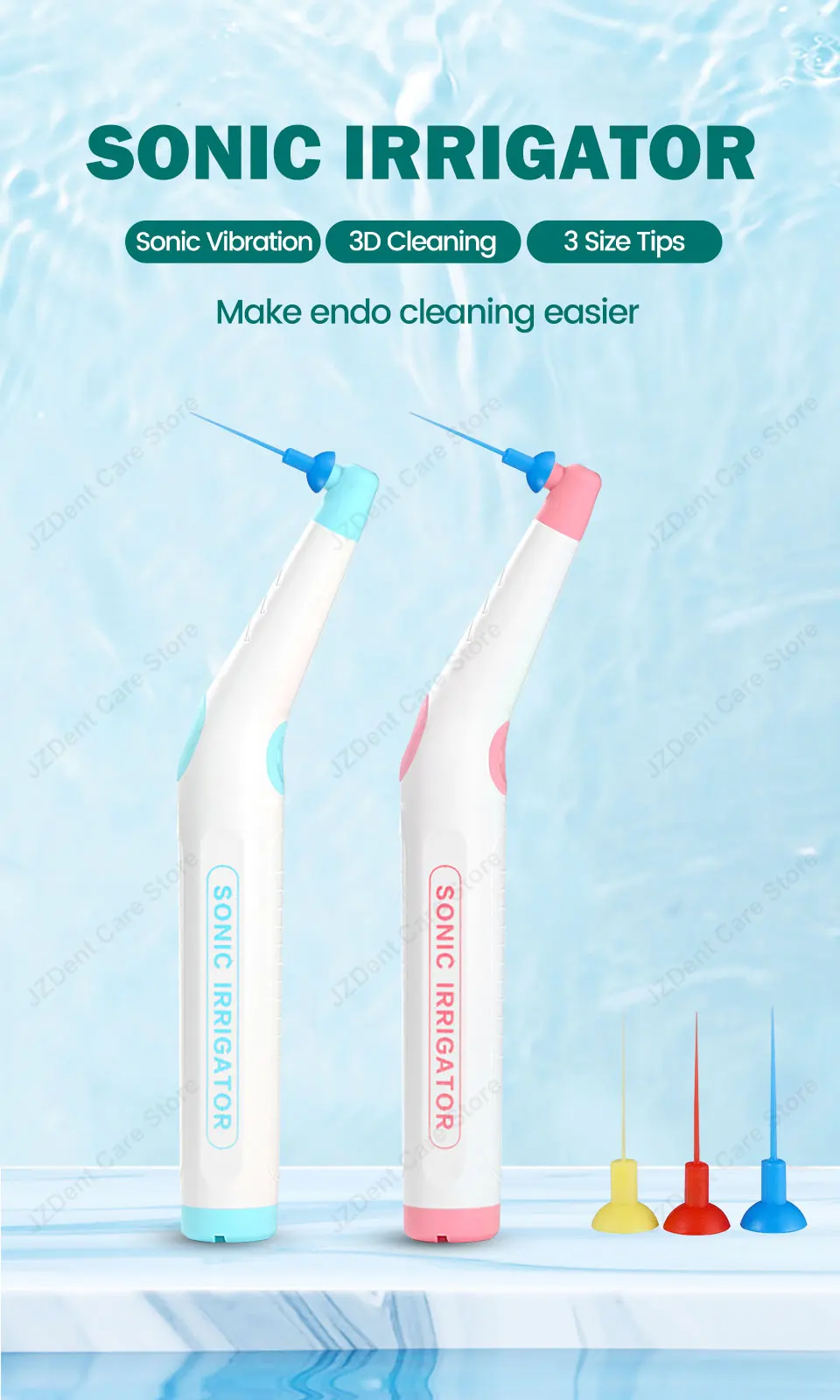 Twoendo Dental Instrument Endo Cleaning Odontologia Sonic Irrigator Dentistry Sonic Activator With 30/90pcs Tips For Root Canal