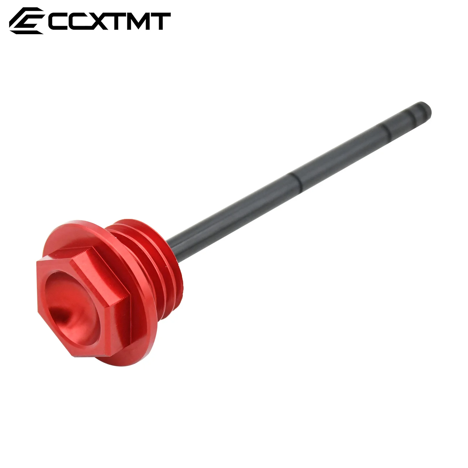 CNC Motorcycle Red Aluminum Oil Dipstick Gauge Plugs For HONDA CRF 250R 250X 450X CRF250R CRF250X CRF450R 2004-2017 Universal