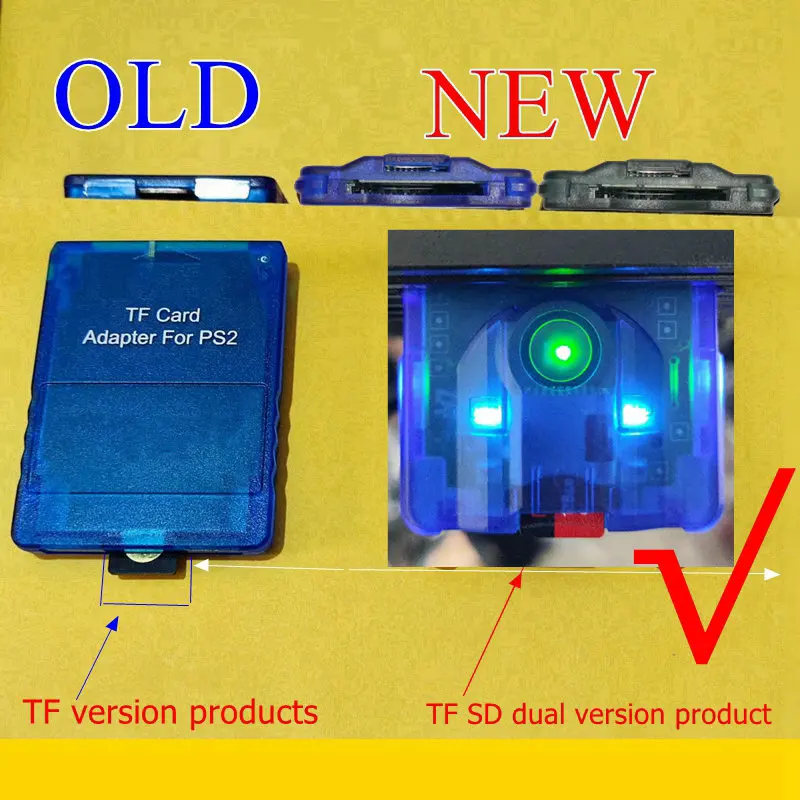 MX4 Dual Slot Edition MG2BOX TF SD Card Adapter For ALL PS2 Consoles+256G/128G/64G TF/SD+PS2 FMCB Card Optional Combination
