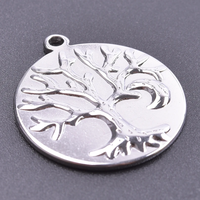 Luna Moon 100% Stainless Steel Charms For Jewelry Making Supplies Curved Month Pendant Silver Color Fashion Charms In Bulk Gifts