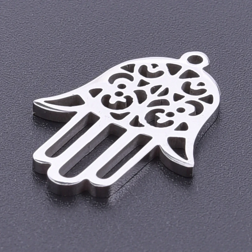 Luna Moon 100% Stainless Steel Charms For Jewelry Making Supplies Curved Month Pendant Silver Color Fashion Charms In Bulk Gifts