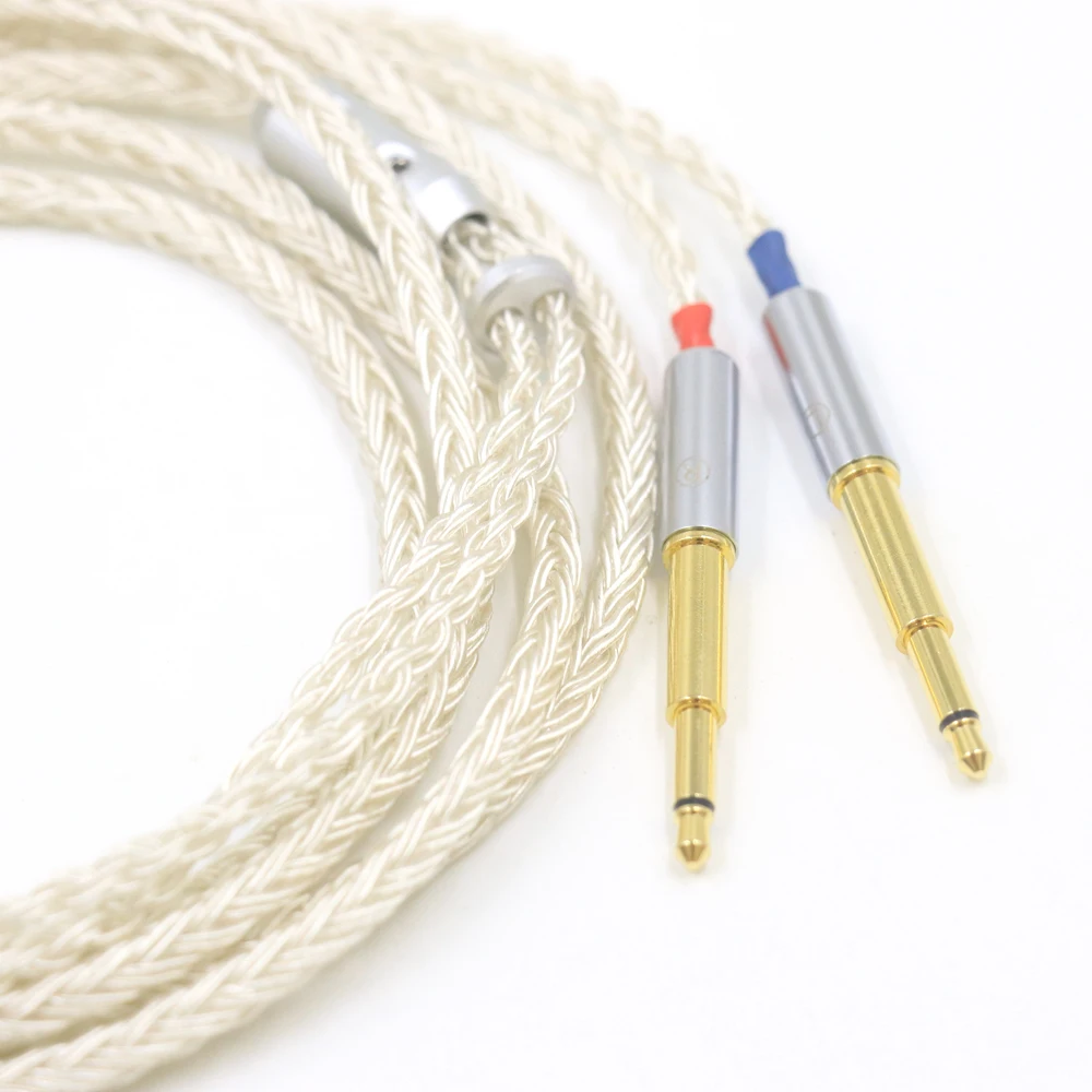 16 Cores Silver Plated For Meze 99 Classics NEO NOIR Headphone Balance Cable XLR/3.5/4.4mm Earphone Upgrade Cable