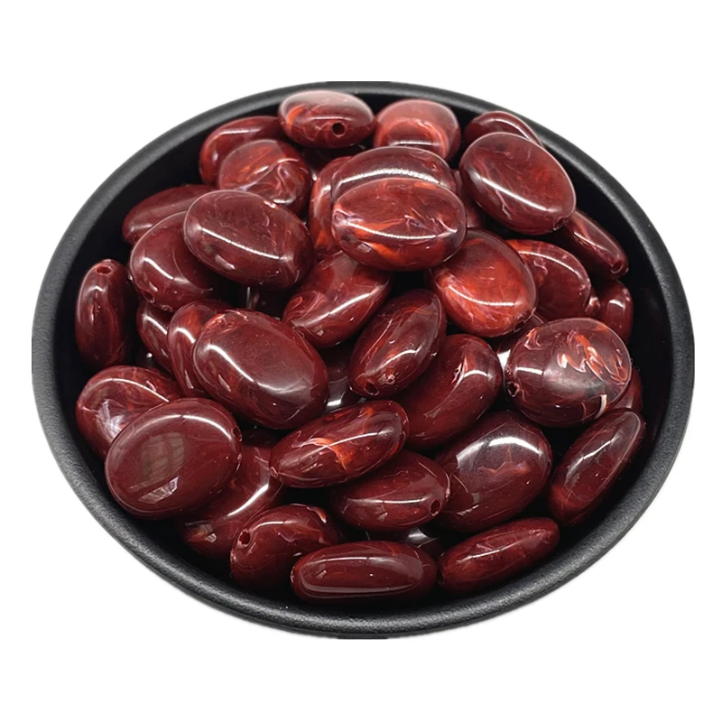 15x19mm Acrylic Oval Shape Beads for Jewelry Makeing Bracelet Necklace Earrings DIY Accessory