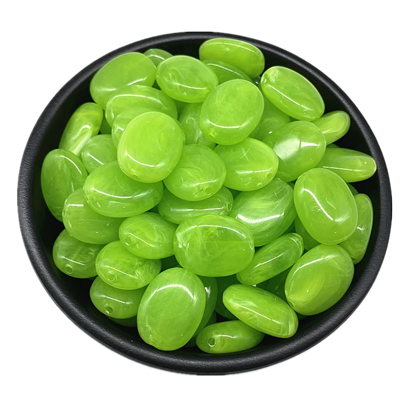 15x19mm Acrylic Oval Shape Beads for Jewelry Makeing Bracelet Necklace Earrings DIY Accessory
