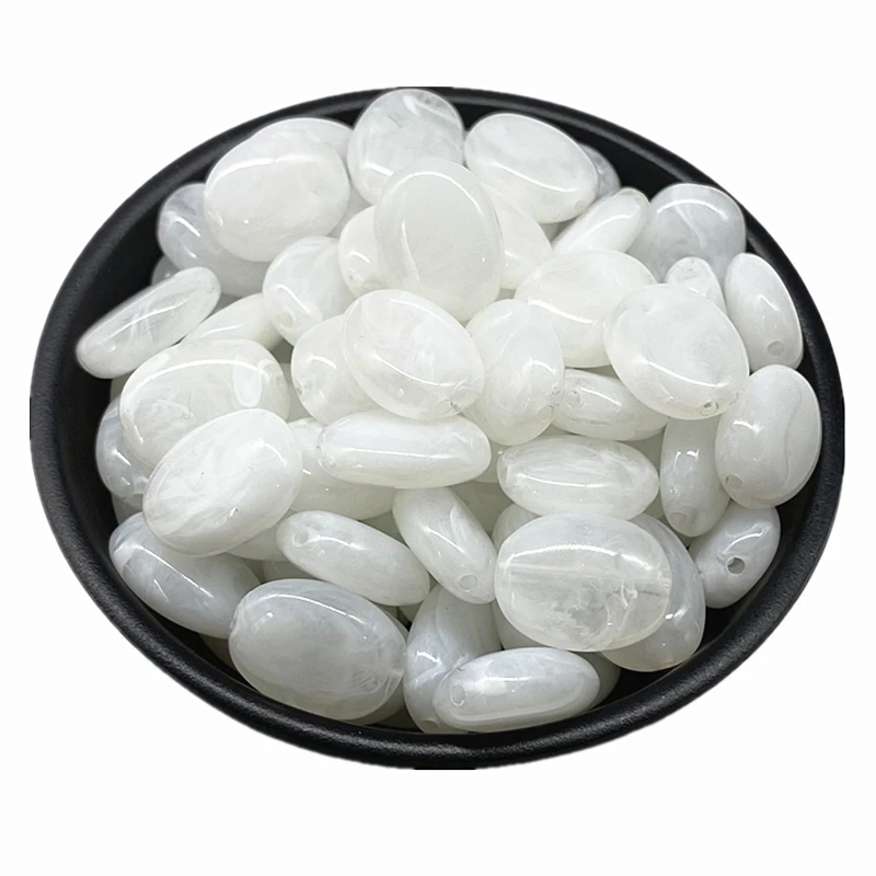 15x19mm Acrylic Oval Shape Beads for Jewelry Makeing Bracelet Necklace Earrings DIY Accessory