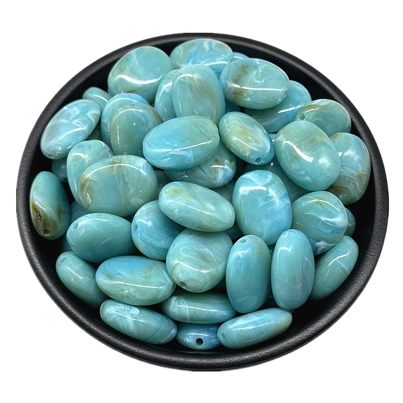 15x19mm Acrylic Oval Shape Beads for Jewelry Makeing Bracelet Necklace Earrings DIY Accessory