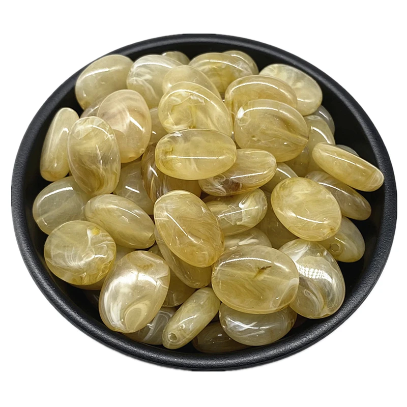 15x19mm Acrylic Oval Shape Beads for Jewelry Makeing Bracelet Necklace Earrings DIY Accessory