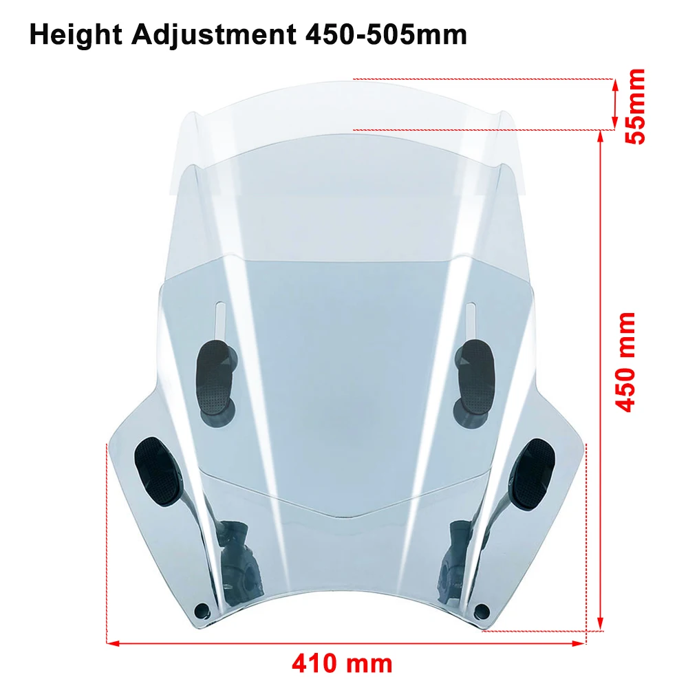 Motorcycle Windscreen Windshield Universal For Honda GB350 GB350RS 2021 2022 Hornet 2.0 2021-2023