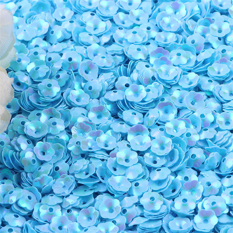 Lentejuelas 6mm Mix Cup Flower Sequins Paillettes for Crafts Glitter Confetti Nails Art Decoratio Sequin DIY Sewing Accessories