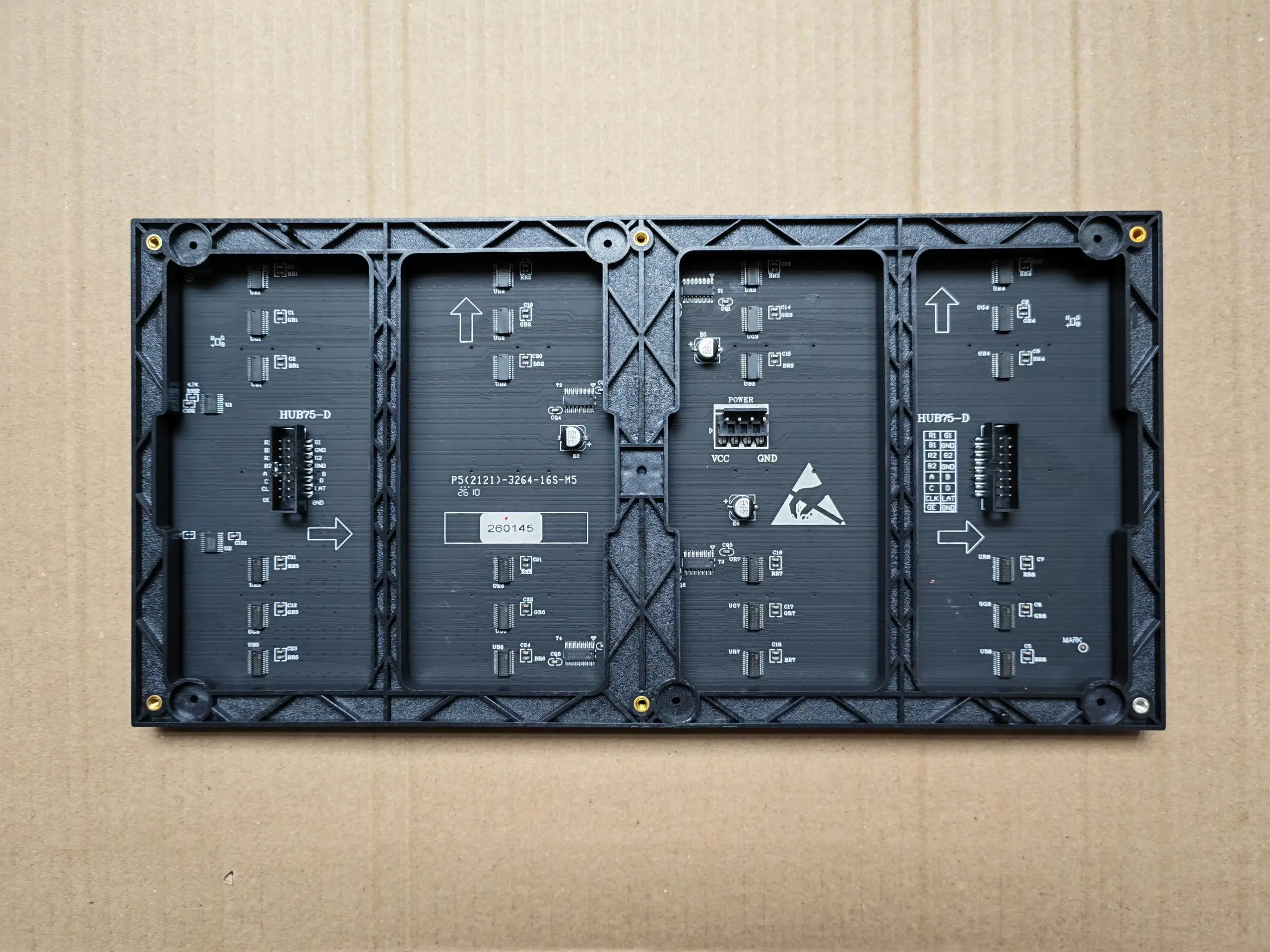 P5 LED Panel Indoor 320 × 160 mm 64 × 32 Pixels 1/16 Scan SMD2121 Full Color Video Wall Churches P5 LED Display Panel Module