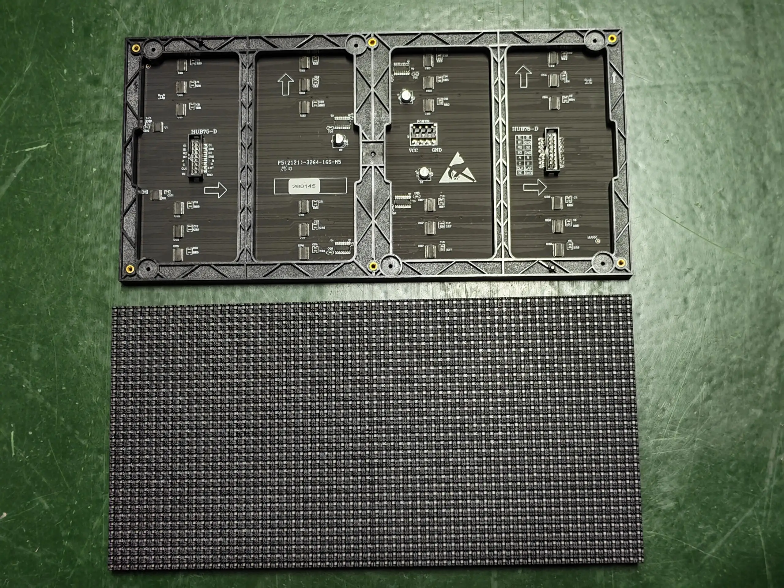 P5 LED Panel Indoor 320 × 160 mm 64 × 32 Pixels 1/16 Scan SMD2121 Full Color Video Wall Churches P5 LED Display Panel Module