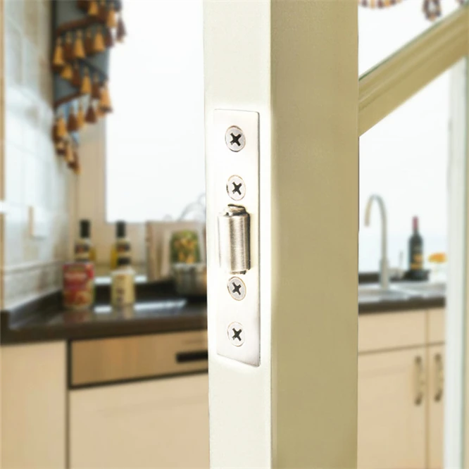 High-quality Hidden Stainless Steel Door Latches Cupboard Cabinet Roller Latch Lock Wooden Door Stops Home Furniture Hardware
