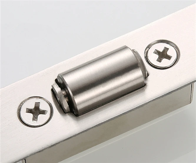 High-quality Hidden Stainless Steel Door Latches Cupboard Cabinet Roller Latch Lock Wooden Door Stops Home Furniture Hardware