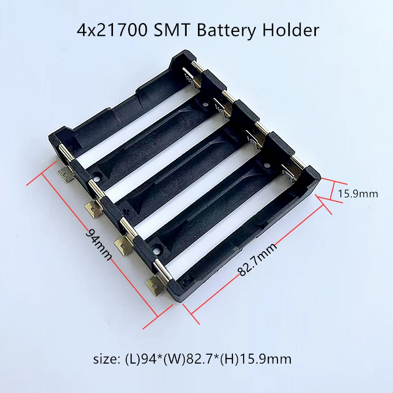 1PCS 21700 Battery Holder SMD Battery Box 3S 21700 Storage Box 3*21700 DC Battery Case SMT SMD