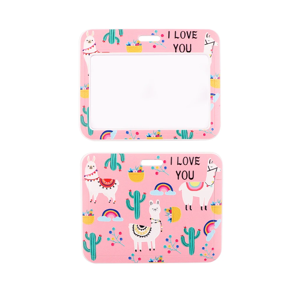 Wholesale Horizontal Style Yoga Sakura Daisy Lanyard for Key Neck Strap Card ID Badge Holder Key Chain Key Holder Accessories