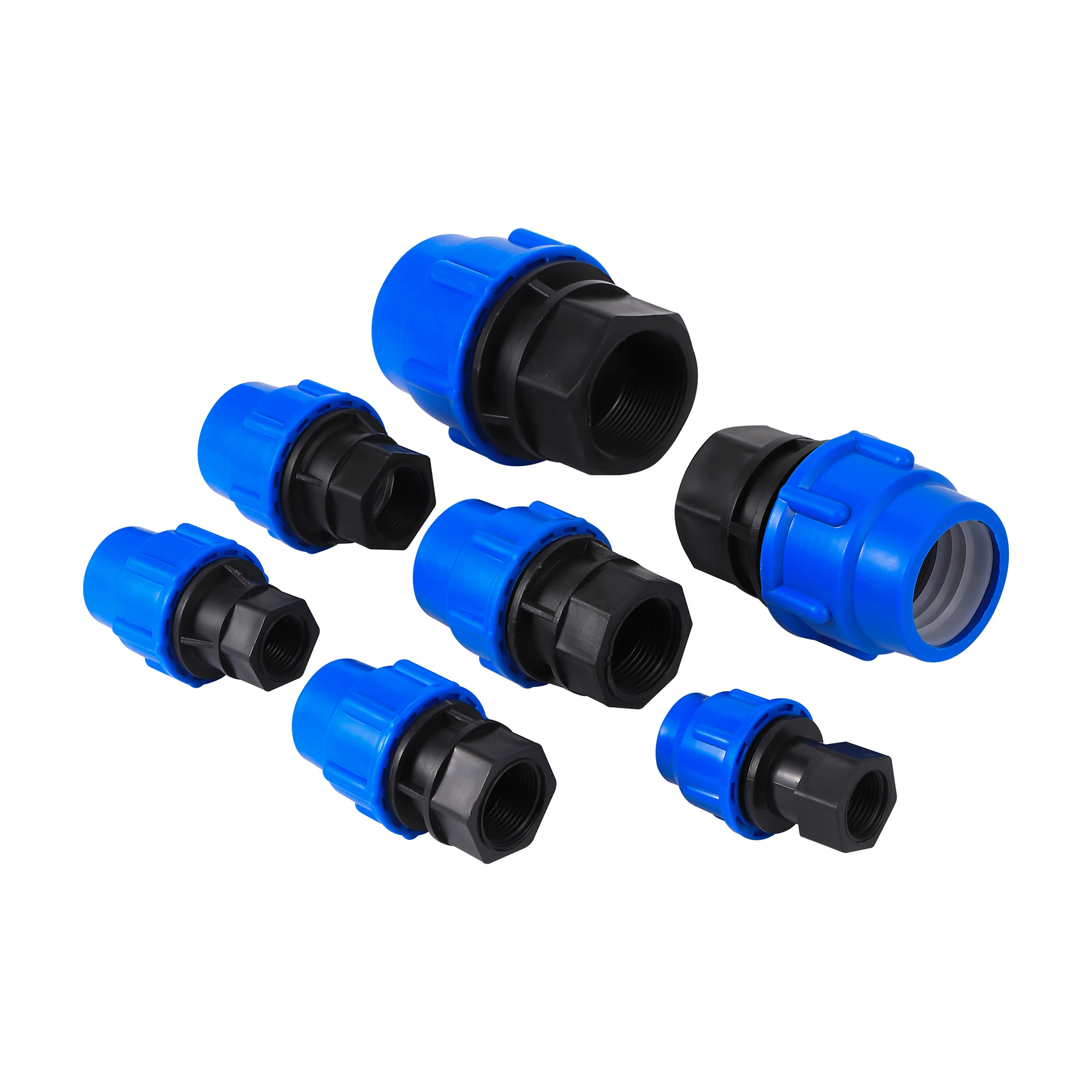 PE PVC Pipe Adapter 1/2" 3/4" 1"1.2"1.5" Male to 20/25/32/40/50mm Reducer Garden Irrigation Pipe Adapter