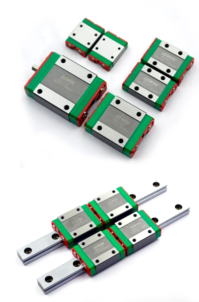 MGN9C MGN12C MGN15C MGN9H MGN12H MGN15H 3D Printer Part 200 350 400 500 Original Hiwin Mini Linear Guide Block Carriage