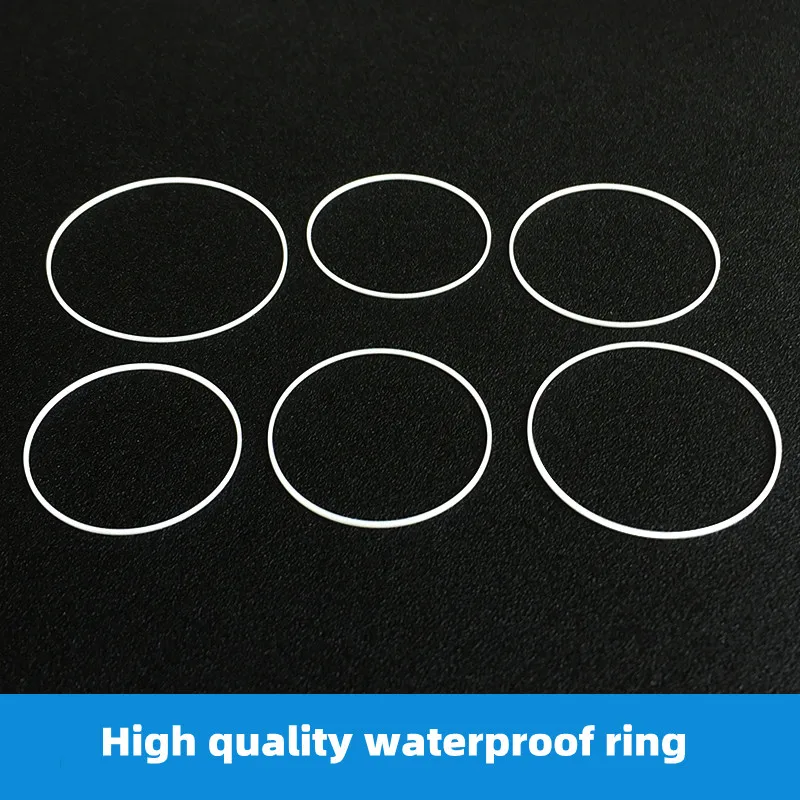 1.25mm Height I Ring Watch Crystal Gasket 26mm to 35.5mm Inner Diameter for Waterproof 1.3mm to 1.7mm Thick Watch Glass YZC035