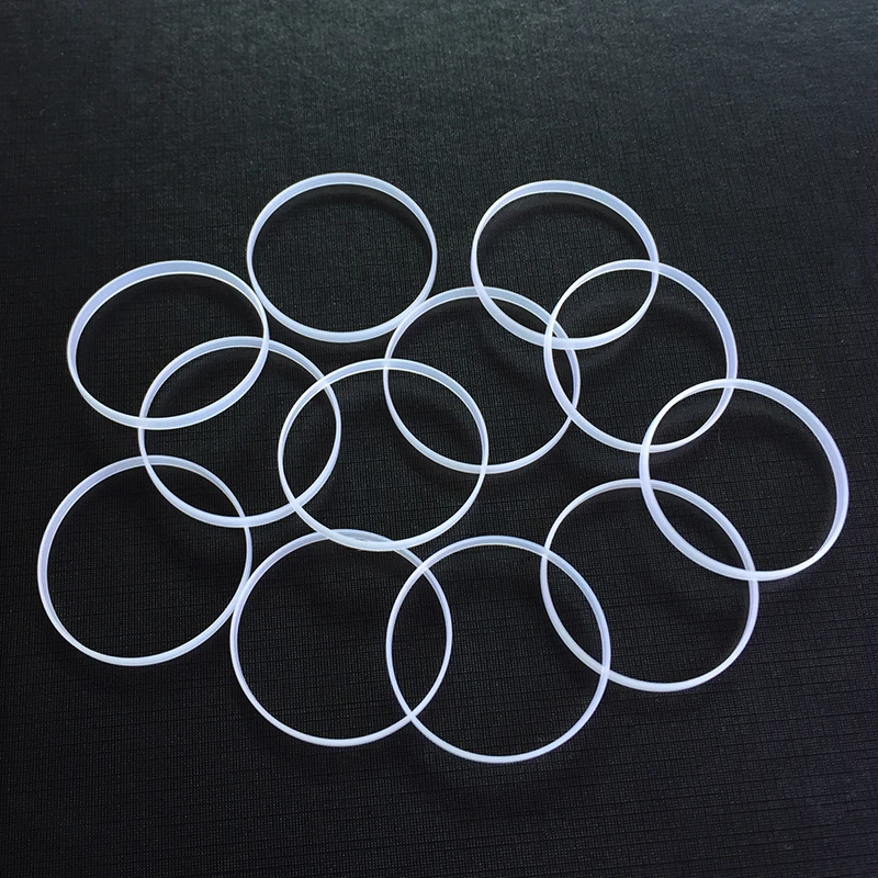 1.25mm Height I Ring Watch Crystal Gasket 26mm to 35.5mm Inner Diameter for Waterproof 1.3mm to 1.7mm Thick Watch Glass YZC035