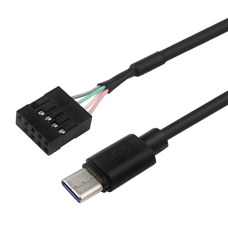 50CM USB Type C to 5Pin Cable for Computer Motherboard for USB-C Secondary Screen PC LCD
