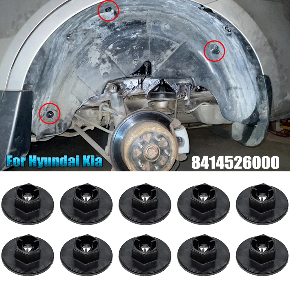 10Pcs Wheel Arch Liner Splashguard Clip Fender Liner MudGuard Nut For Kia Borrego Cadenza Forte K5 Optima Sorento Soul Sportage