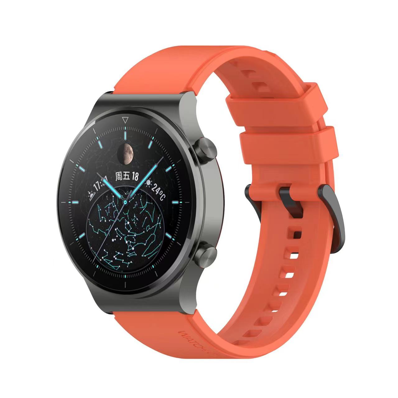 22mm 20mm Silicone Strap For Huawei Watch 4/GT5/4/3 Pro Samsung Watch 7/6/5/4 Gear S3 Bracelet Wristband Amazfit GTR/GTS 4 Belt