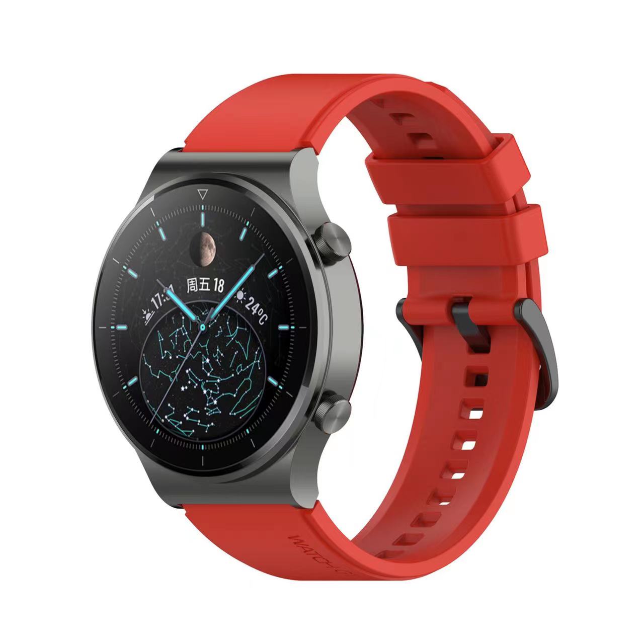 22mm 20mm Silicone Strap For Huawei Watch 4/GT5/4/3 Pro Samsung Watch 7/6/5/4 Gear S3 Bracelet Wristband Amazfit GTR/GTS 4 Belt