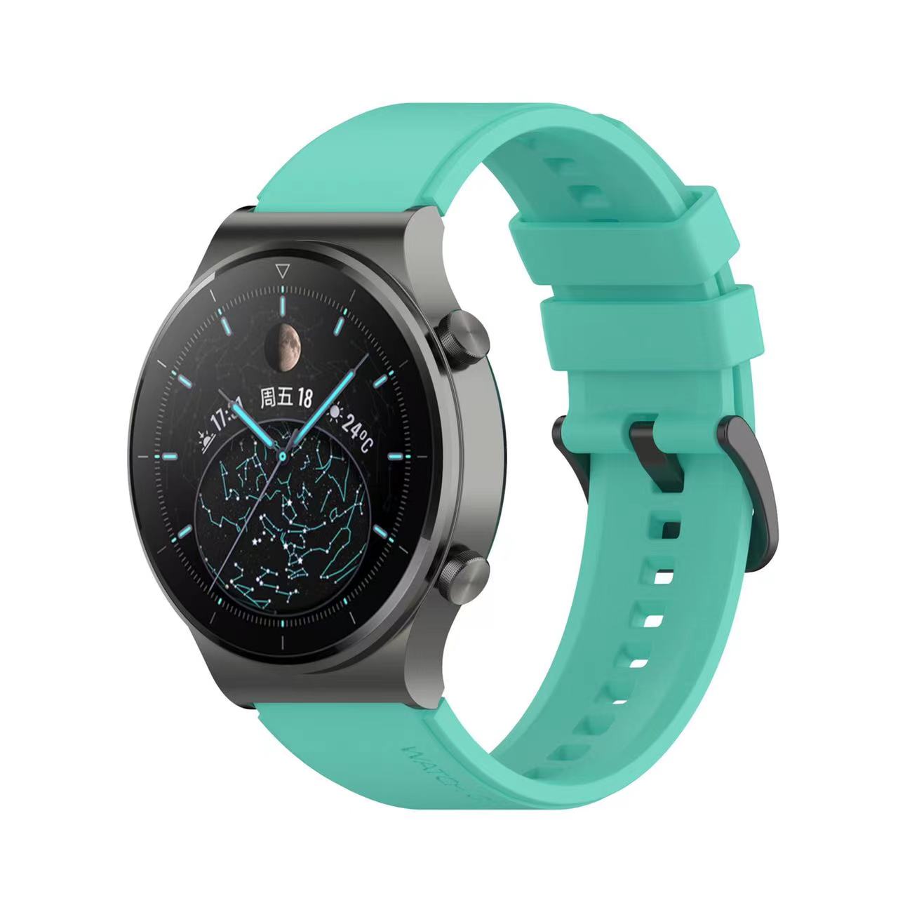 22mm 20mm Silicone Strap For Huawei Watch 4/GT5/4/3 Pro Samsung Watch 7/6/5/4 Gear S3 Bracelet Wristband Amazfit GTR/GTS 4 Belt