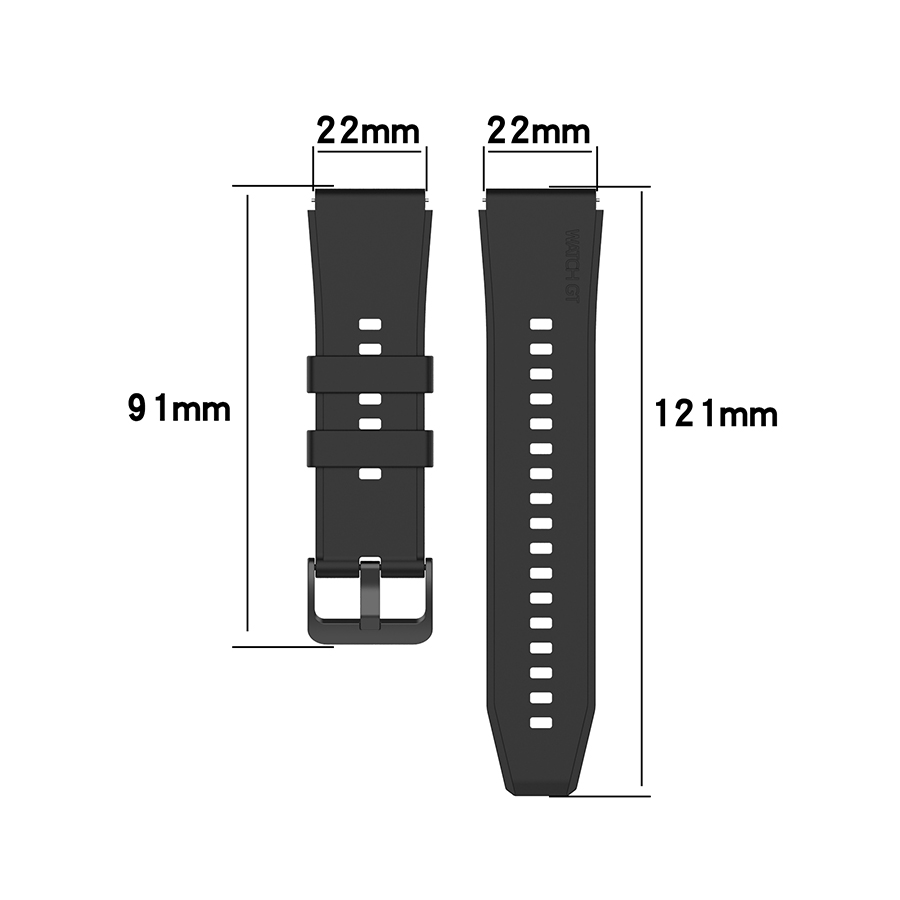22mm 20mm Silicone Strap For Huawei Watch 4/GT5/4/3 Pro Samsung Watch 7/6/5/4 Gear S3 Bracelet Wristband Amazfit GTR/GTS 4 Belt