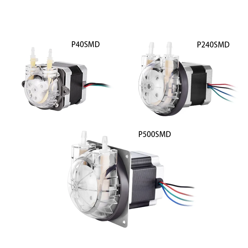 PENGPU High Precision Mini Peristaltic Pump Stepper Motor 0-600mLPM Speed Regulation BPT Pipe Water Pump With Long Lifetime