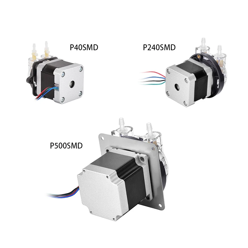 PENGPU High Precision Mini Peristaltic Pump Stepper Motor 0-600mLPM Speed Regulation BPT Pipe Water Pump With Long Lifetime