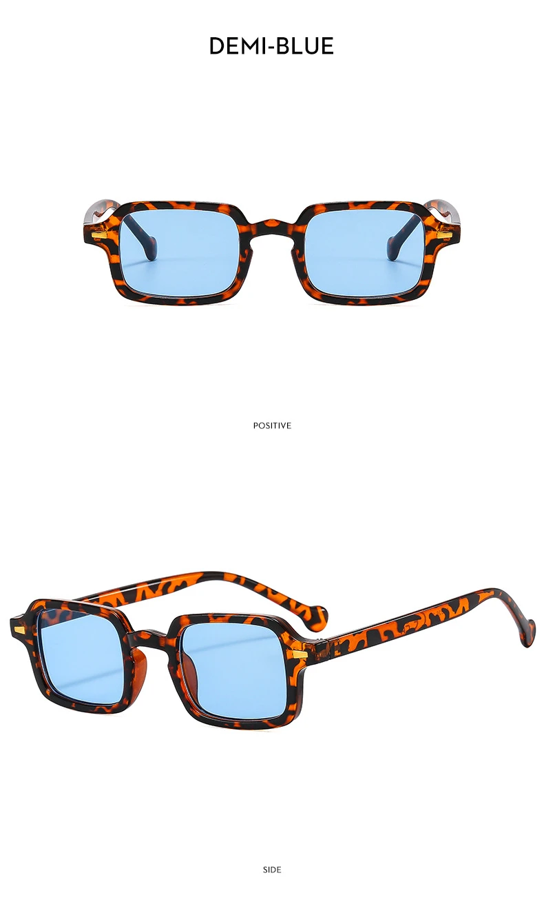 Luxurious Rectangle Sunglasses Women Oval Vintage Brand Designer Square Sun Glasses Men Shades Female Eyewear Sunglasses