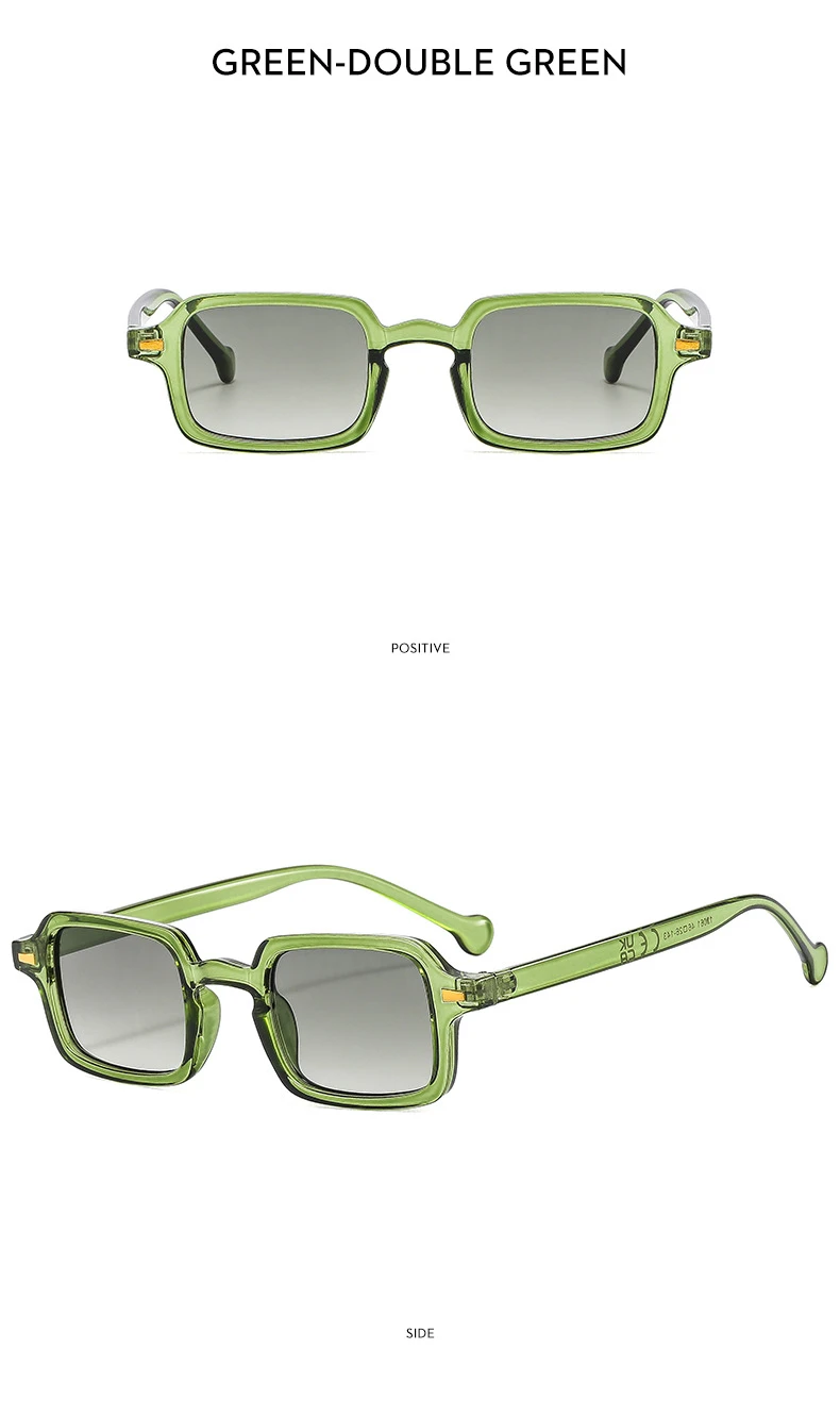 Luxurious Rectangle Sunglasses Women Oval Vintage Brand Designer Square Sun Glasses Men Shades Female Eyewear Sunglasses