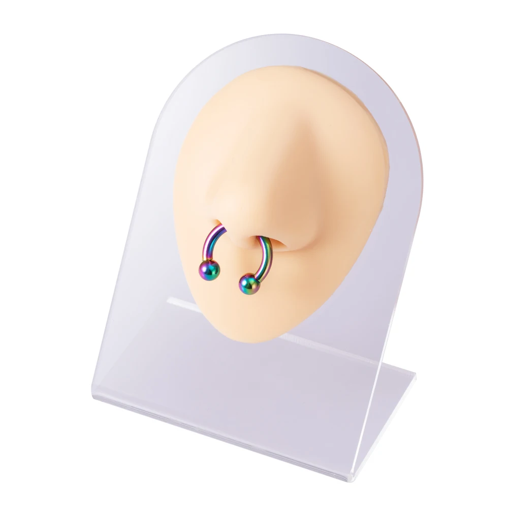 1pc Surgical Steel Ear Gauge Circular Barbells Ear Piercing Weights Stretcher Expander Big Size CBR PA Septum Piercing Jewelry