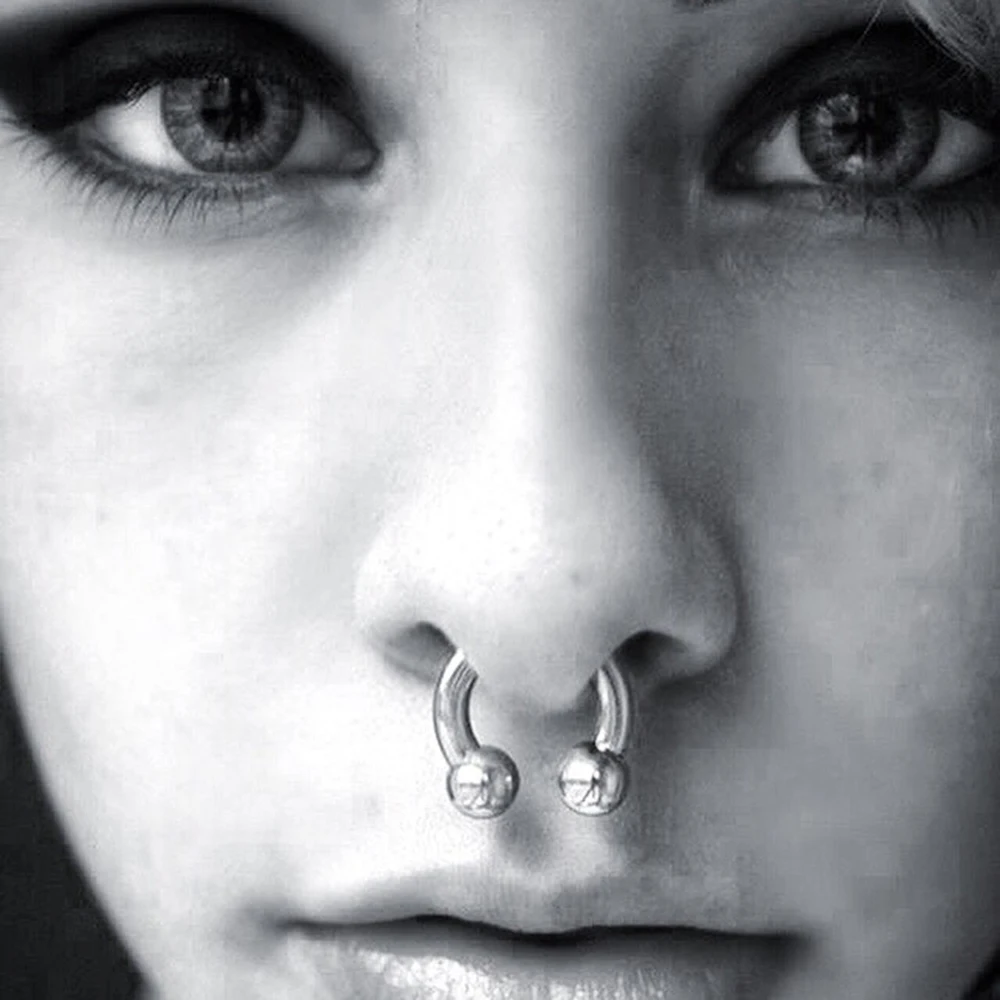 1pc Surgical Steel Ear Gauge Circular Barbells Ear Piercing Weights Stretcher Expander Big Size CBR PA Septum Piercing Jewelry
