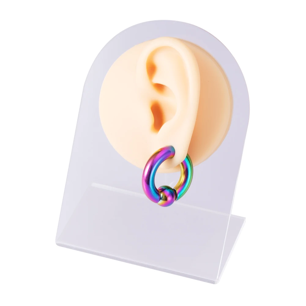 1pc Surgical Steel Ear Gauge Circular Barbells Ear Piercing Weights Stretcher Expander Big Size CBR PA Septum Piercing Jewelry