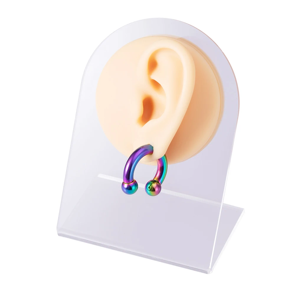 1pc Surgical Steel Ear Gauge Circular Barbells Ear Piercing Weights Stretcher Expander Big Size CBR PA Septum Piercing Jewelry