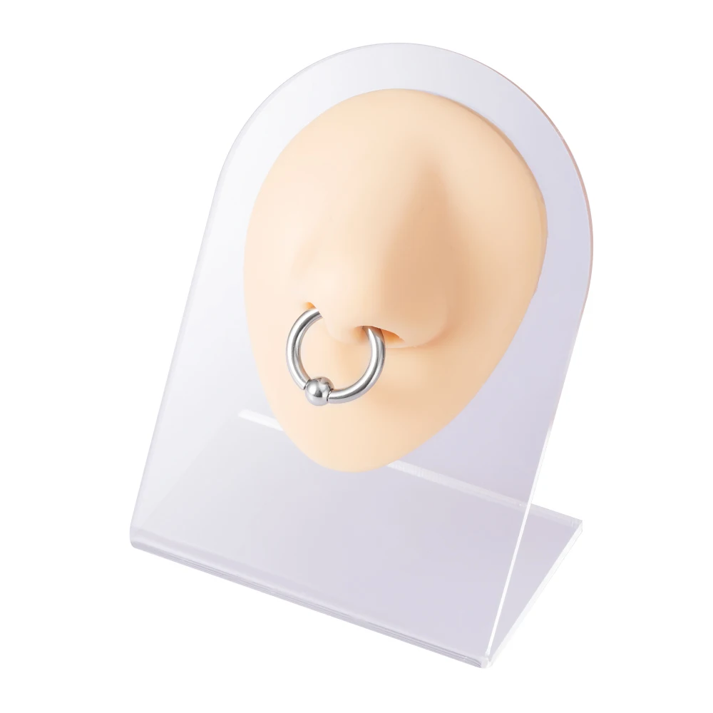 1pc Surgical Steel Ear Gauge Circular Barbells Ear Piercing Weights Stretcher Expander Big Size CBR PA Septum Piercing Jewelry