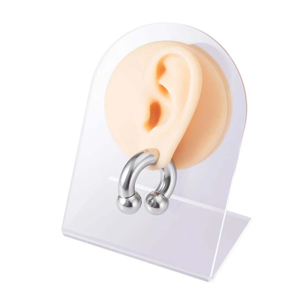 1pc Surgical Steel Ear Gauge Circular Barbells Ear Piercing Weights Stretcher Expander Big Size CBR PA Septum Piercing Jewelry