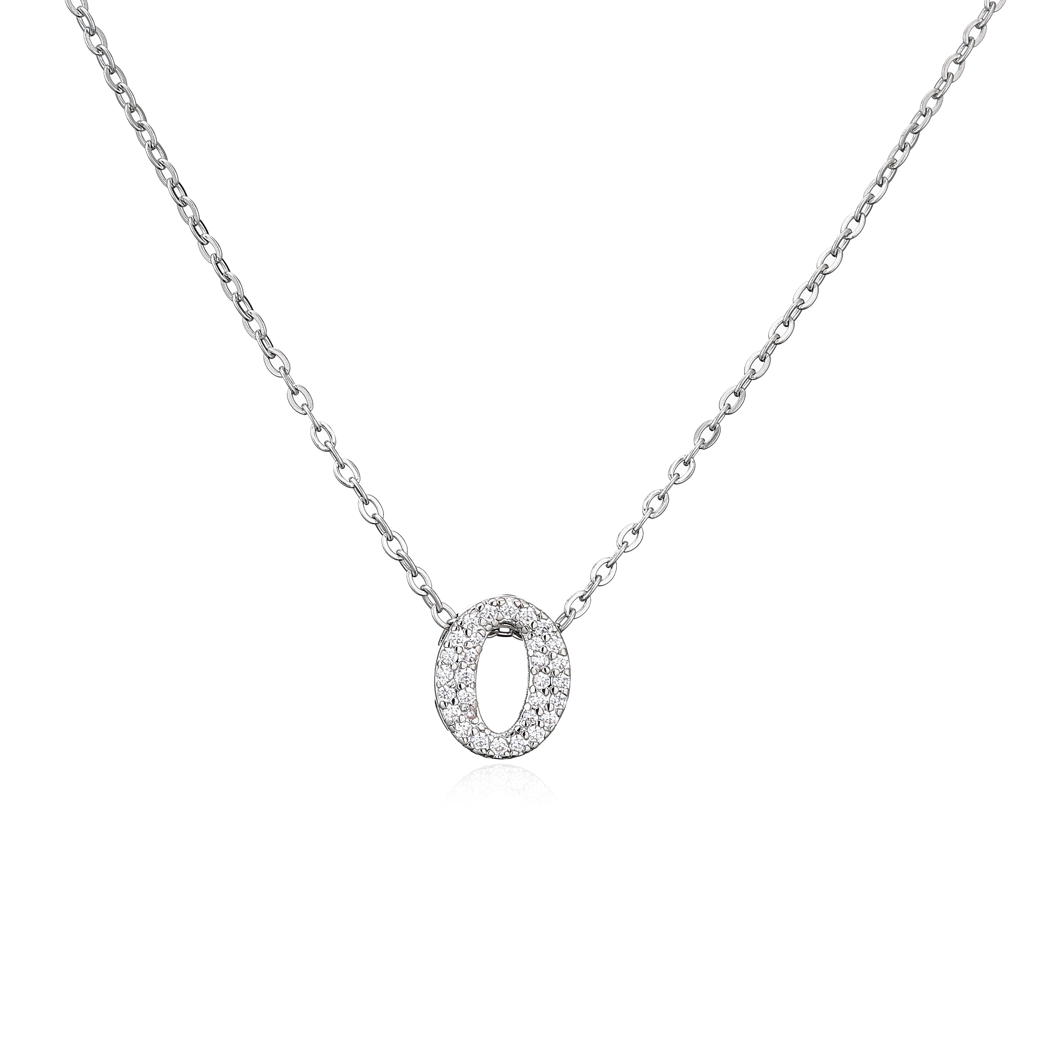 HECHENG,26-Letters Chain Pendants Necklaces,Initial Name Women's Zircon Fashion Jewelry,Party Wedding Gift Wholesale
