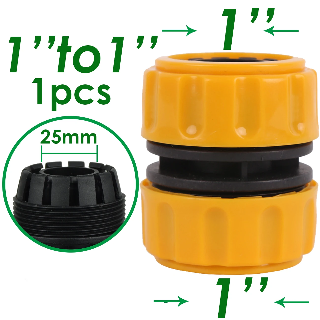 KESLA 1/2 3/4 1INCH Garden Water Hose Quick Connector Pipe Extension Coupler Fitting 25 20 16mm Repair Joint Irrigation System
