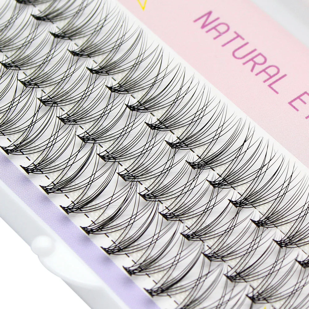 Big Capacity 60 Bundles Basic 10D Eyelash Extensions Mink Eyelashes Individual Lashes Natural Style Silk Makeup For Woman Cilias