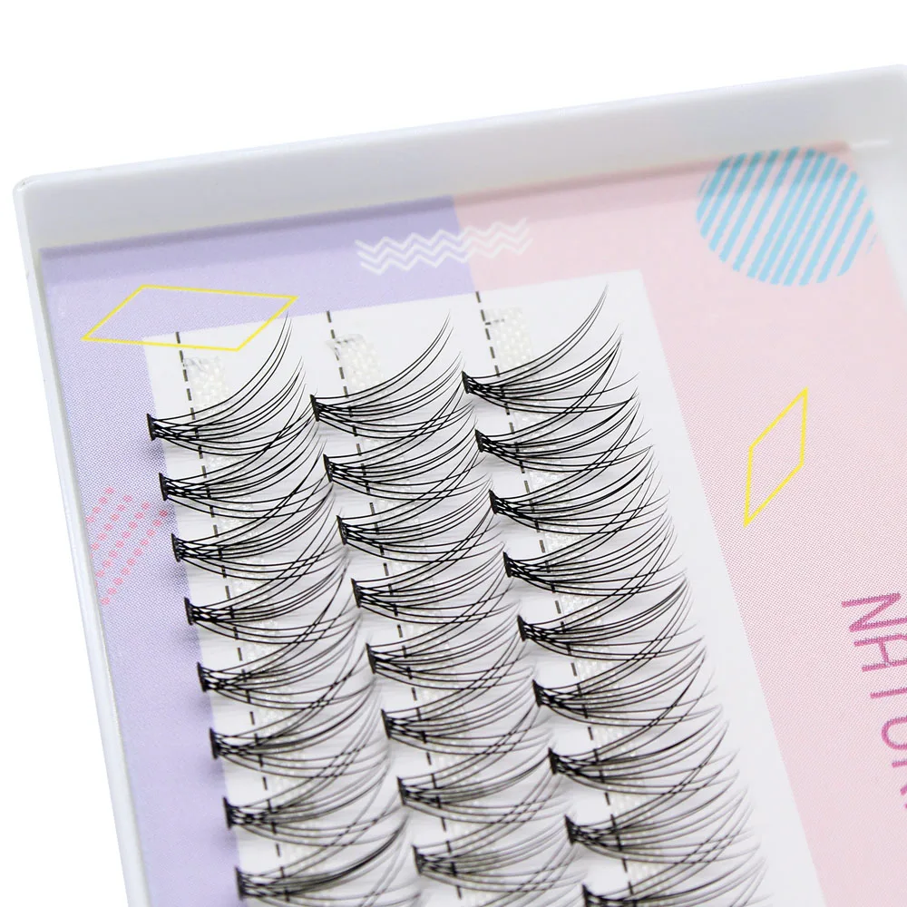 Big Capacity 60 Bundles Basic 10D Eyelash Extensions Mink Eyelashes Individual Lashes Natural Style Silk Makeup For Woman Cilias