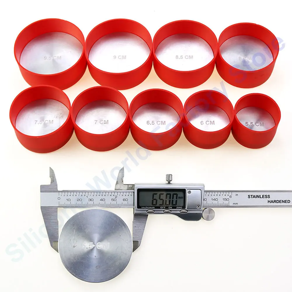 18 Colors 6.5CM Silicone Heat Insulation Bottom Cover 65MM Cup Bottom Cover Anti Slip Sleeve Sheath Coasters Bottom Ring