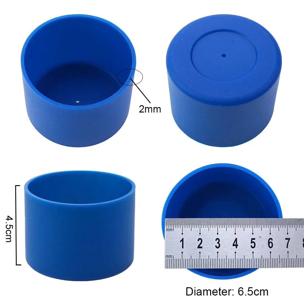 18 Colors 6.5CM Silicone Heat Insulation Bottom Cover 65MM Cup Bottom Cover Anti Slip Sleeve Sheath Coasters Bottom Ring